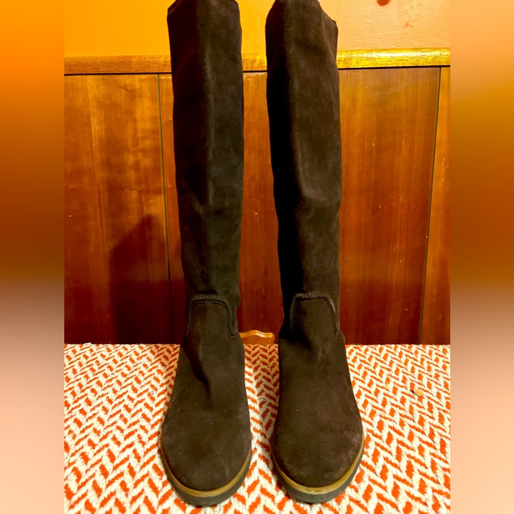 Modern Vice Charm Cognac Suede Tall Boot 7.5